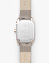 Symmetria Series - Taupe Leather Watch Band