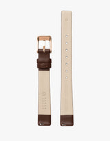Symmetria Series - Mahogany Leather Watch Band