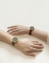 Dusty Olive Brown Pair