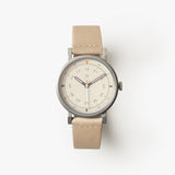 MUS-01 KHAKI P 34MM + Natural Leather Strap Gift Box