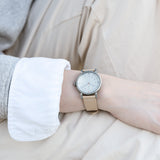 MUS-01 KHAKI P 34MM + Natural Leather Strap Gift Box