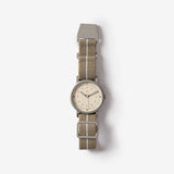 MUS-01 KHAKI P 34MM + Natural Leather Strap Gift Box