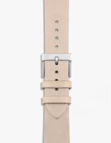 Beige leather watch bands