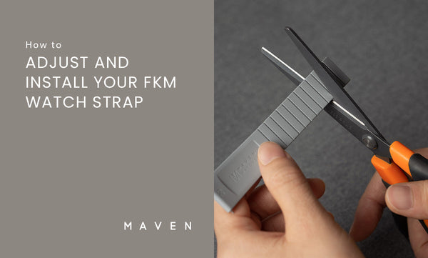 How To Adjust And Install Your FKM Rubber Strap