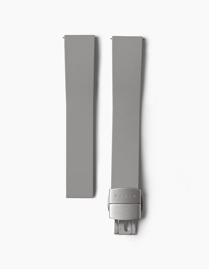 20mm Gray CTS FKM Rubber Strap