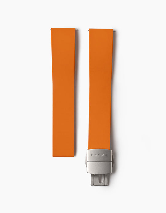 20mm Orange CTS FKM Rubber Strap