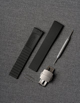 Black CTS FKM Rubber Strap