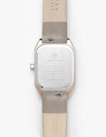 Symmetria Series - Taupe Leather Watch Band