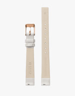 Symmetria Series - Offwhite Leather Watch Band