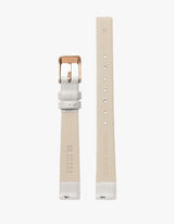 Symmetria Series - Offwhite Leather Watch Band