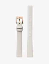 Symmetria Series - Offwhite Leather Watch Band
