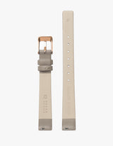 Symmetria Series - Taupe Leather Watch Band