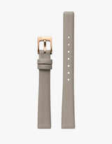 Symmetria Series - Taupe Leather Watch Band