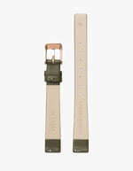 Symmetria Series - Olive Leather Watch Band