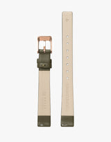 Symmetria Series - Olive Leather Watch Band