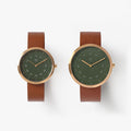 Dusty Olive Brown Pair