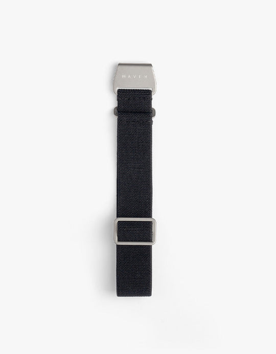 20mm Black Parachute Watch Strap