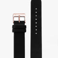 black leather watch bands