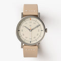 Natural mens leather watch