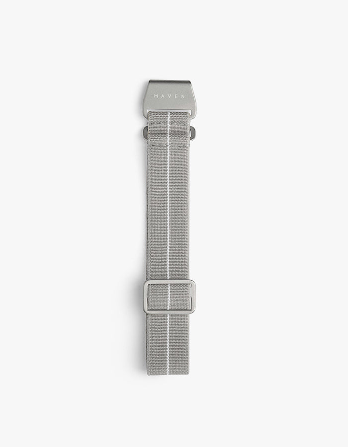 20mm Cool Gray Parachute Watch Strap