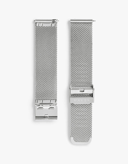 12mm Silver Mesh Band