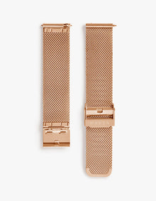 12mm Rose Gold Mesh Watch Band