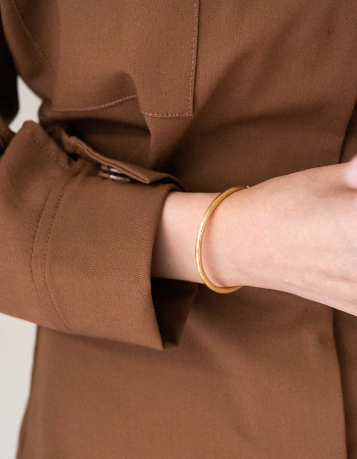 The Line Cuff, Polished